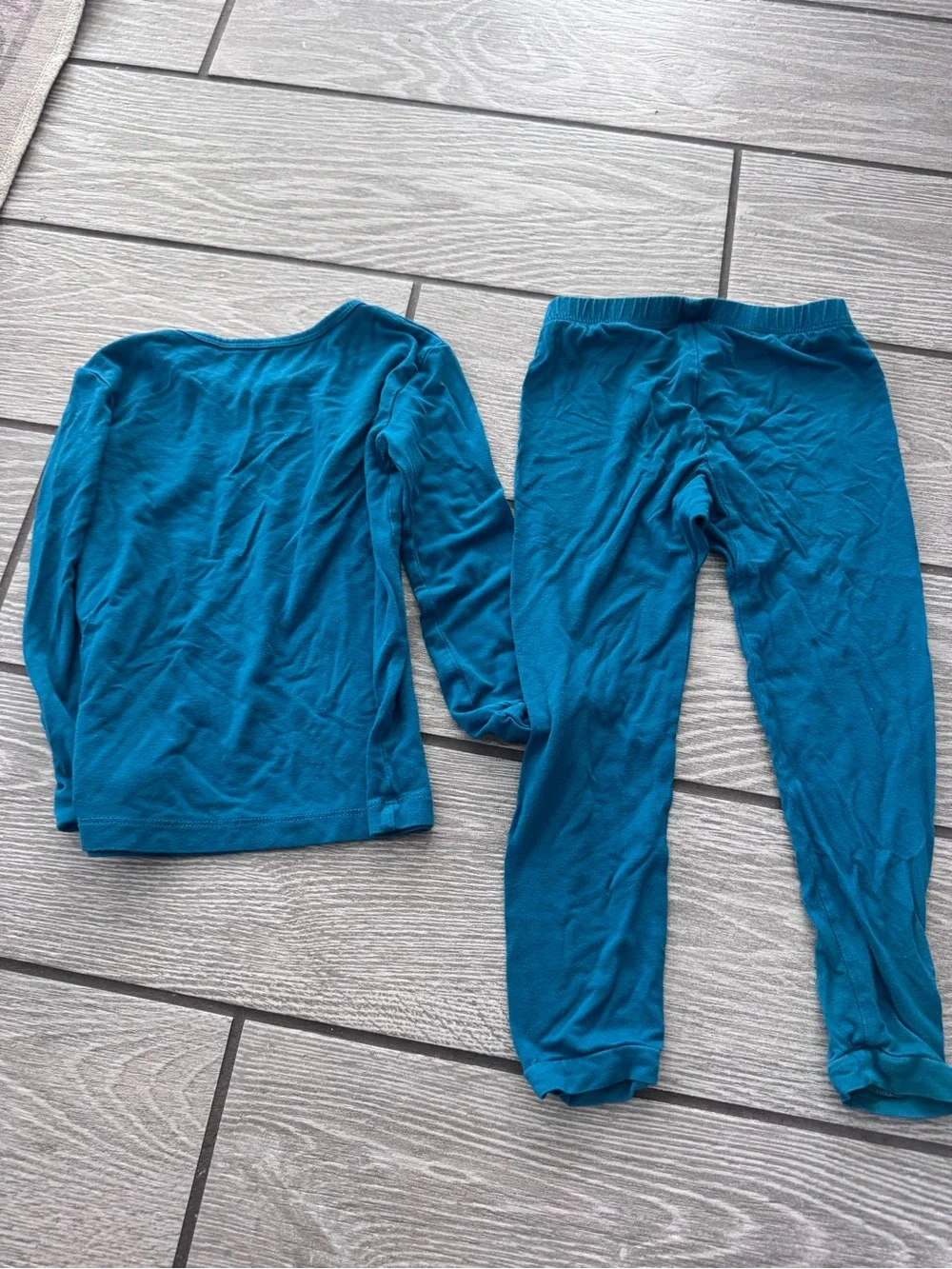 Kyte BABY Two-Piece Long Sleeve Pajama Set in Teal